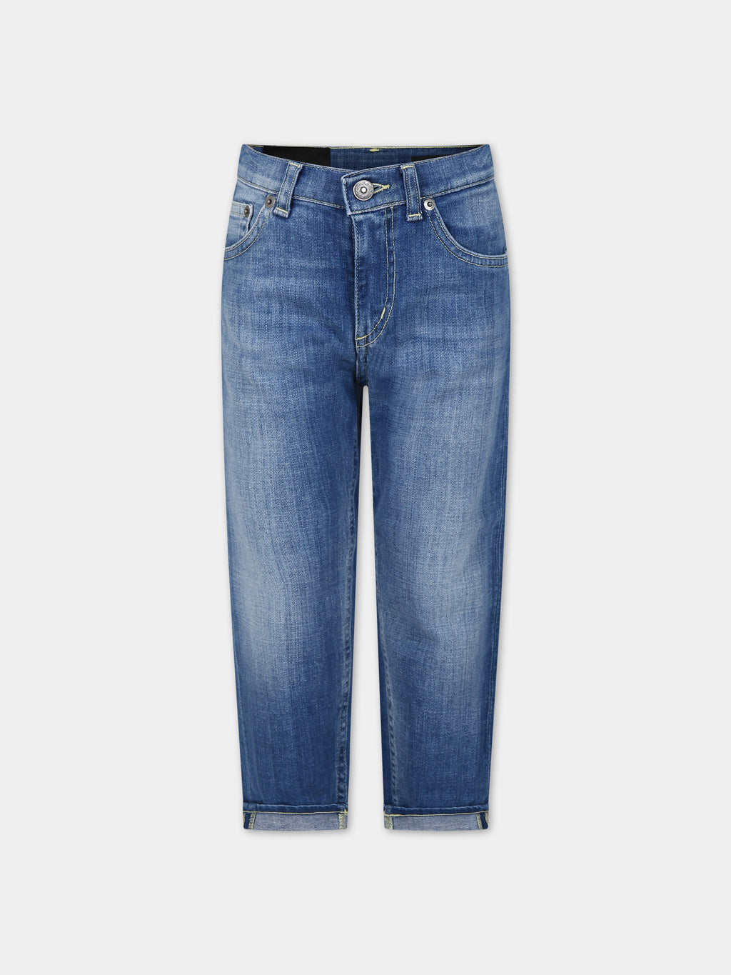 Blue jeans for boy with logo